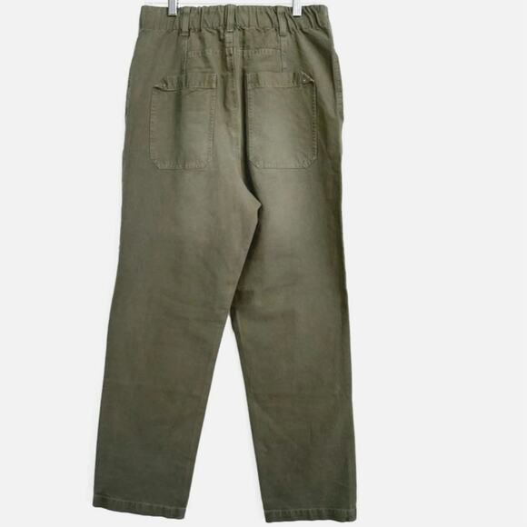 NWT FREE PEOPLE We The Free Hayden Carpenter Pull-On Trousers $148 LARGE Army - Picture 6 of 7